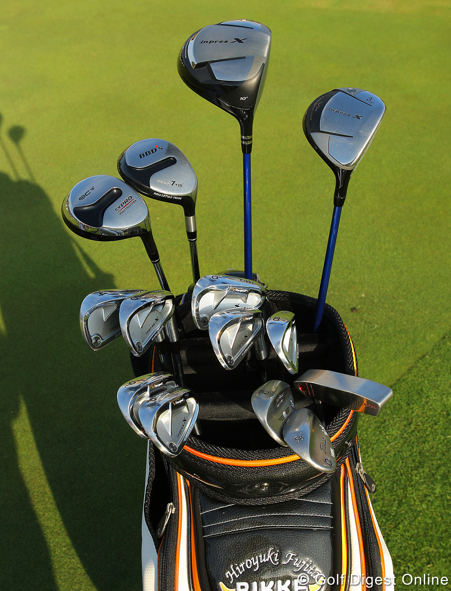 藤田寛之 クラブセッティング 2009年「つるやオープン」練習日｜GDO