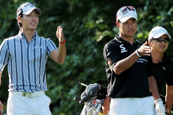 2013年 全米プロゴルフ選手権 事前 石川遼 松山英樹 メジャー開幕前日に練習ラウンドをともにした石川と松山