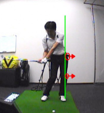 golftec ヨコからタテのイメージへ！！ 2-1