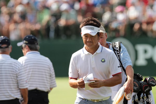 2013年 全米プロゴルフ選手権 2日目 藤田寛之 「今日は2オーバーなら…」と目標を設定してスタートした藤田。決勝進出へその見立ては正しかったが…