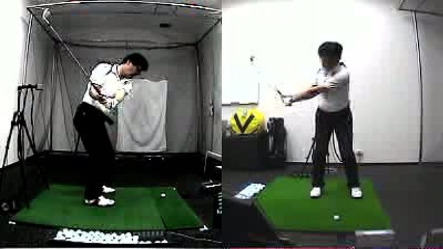 ヨコからタテのイメージへ 1 6 アメリカno 1ゴルフレッスン Gdo ゴルフレッスン 練習