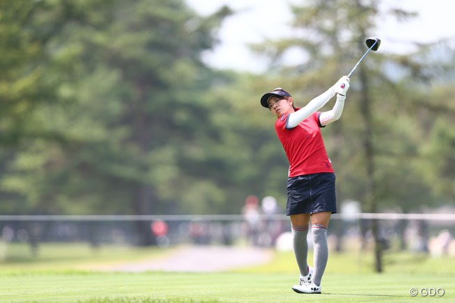 2013年 NEC軽井沢72ゴルフトーナメント 初日 中村香織
