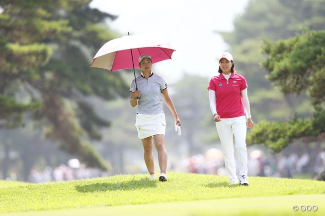 2013年 NEC軽井沢72ゴルフトーナメント 初日 森田理香子＆服部真夕