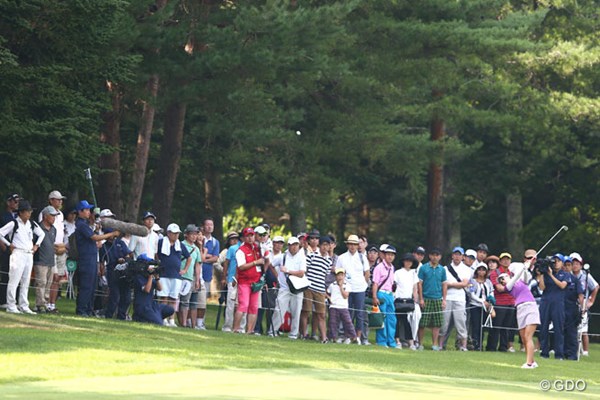 2013年 NEC軽井沢72ゴルフトーナメント 2日目 豊永志帆 昨日のトップも、2日目は苦戦。7アンダー6位タイに後退