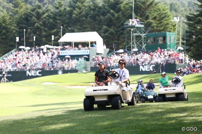 2013年 NEC軽井沢72ゴルフトーナメント 最終日 成田美寿々＆リ・エスド