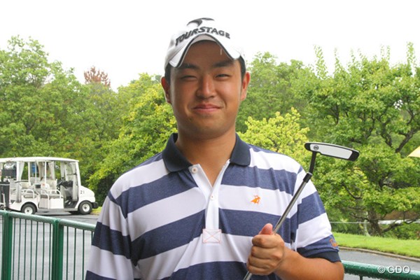 2013年 関西オープン 3日目 時松隆光 好スコアに笑顔の時松は上がり3ホール連続バーディで5位タイに浮上した
