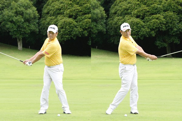 腕は体に固定してしまおう