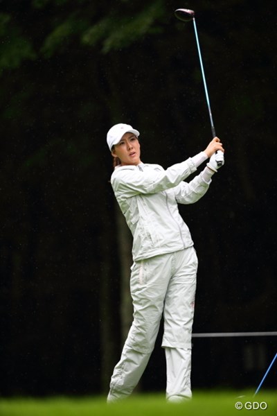 2013年 ニトリレディスゴルフトーナメント 2日目 J.J.ホン 戦う妊婦は美しいのだ。