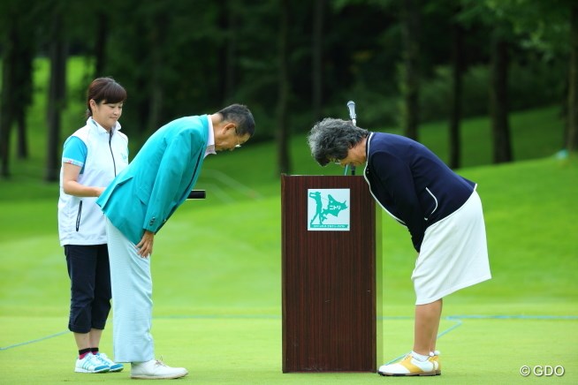 2013年 ニトリレディスゴルフトーナメント 最終日 大会会長