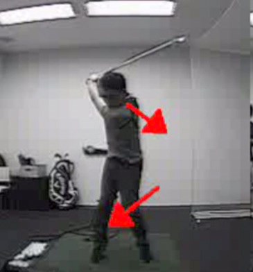 golftec 普段どっちの足で立ってますか？ 2-1