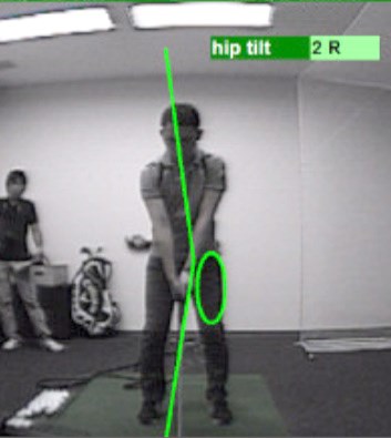 golftec 普段どっちの足で立ってますか？ 6-1