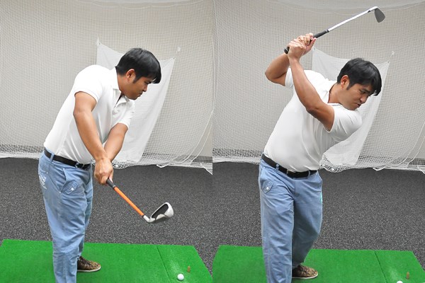 golftec ハーフバックでさっさと右向け右！ 4-1