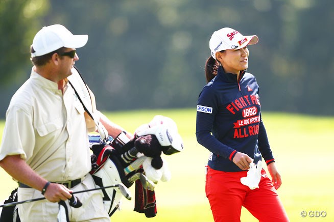 2013年 日本女子プロゴルフ選手権大会コニカミノルタ杯 初日 横峯さくら