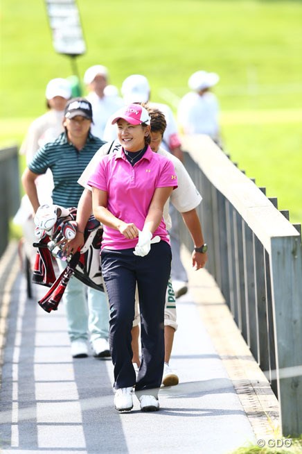 2013年 日本女子プロゴルフ選手権大会コニカミノルタ杯 初日 成田美寿々