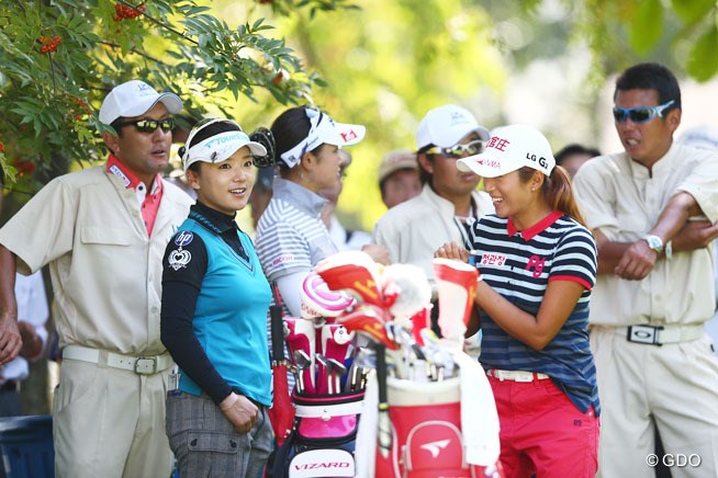 2013年 日本女子プロゴルフ選手権大会コニカミノルタ杯 2日目 有村智恵