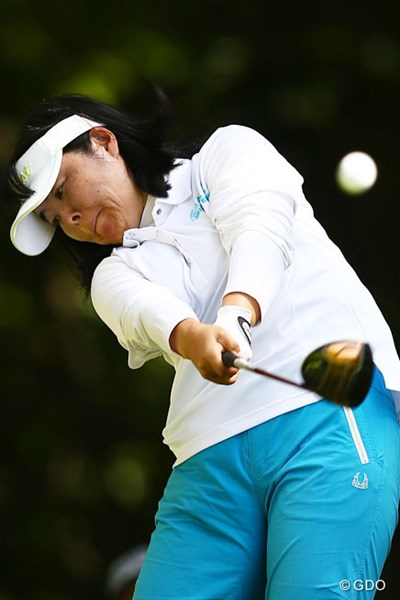 2013年 日本女子プロゴルフ選手権大会コニカミノルタ杯 2日目 不動裕理 トップと4打差の6位につけ逆襲を狙う