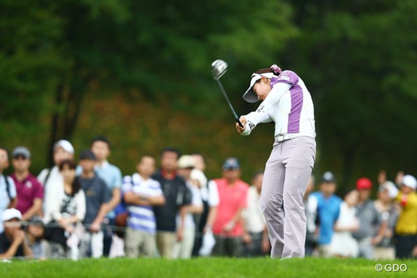 2013年 日本女子プロゴルフ選手権大会コニカミノルタ杯 3日目 森田理香子 思うようにスコアが伸びず3オーバー27位T