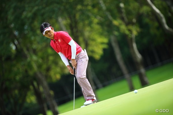 2013 ANAオープンゴルフトーナメント 初日 近藤共弘 近藤も初日首位とは2打差。今季2シーズンぶりの勝利が待たれる。