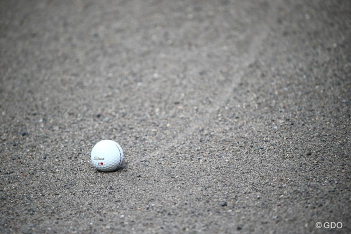 残念な跡 2013年 ANAオープンゴルフトーナメント 3日目 ボール