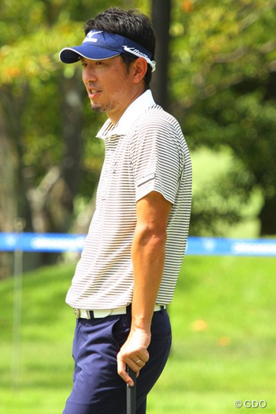 2013年 アジアパシフィックオープンゴルフチャンピオンシップ パナソニックオープン 事前 小林正則 昨年大会を制した小林は今年7月に入籍。左手の薬指に光るものが。