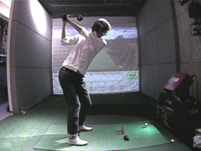 前田さんスイング受講後 