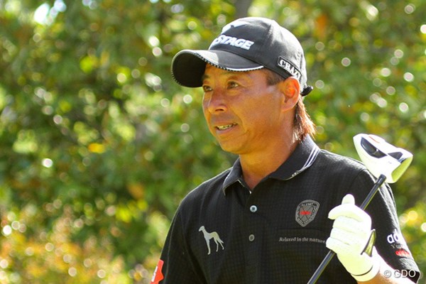 2013年 アジアパシフィックオープンゴルフチャンピオンシップ パナソニックオープン 初日 井戸木鴻樹 慣れ親しんだ茨木CCでの試合。しかし井戸木は初日5オーバーと出遅れた。