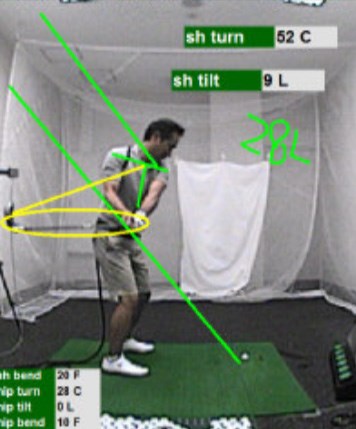 golftec インサイドに上がる典型例を改善 2-1