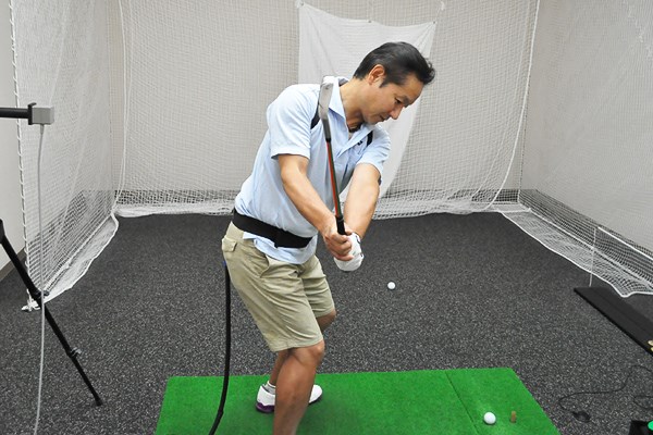 golftec インサイドに上がる典型例を改善 4-2