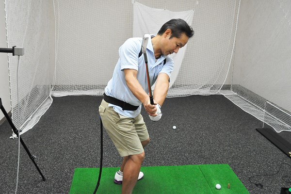golftec インサイドに上がる典型例を改善 4-2 