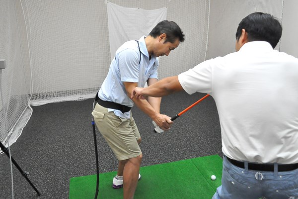 golftec インサイドに上がる典型例を改善 5-1