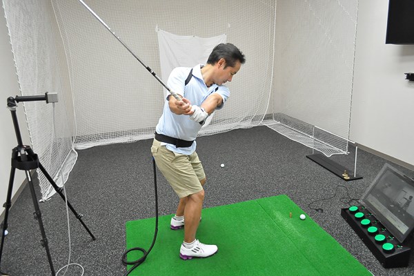 golftec インサイドに上がる典型例を改善 5-2