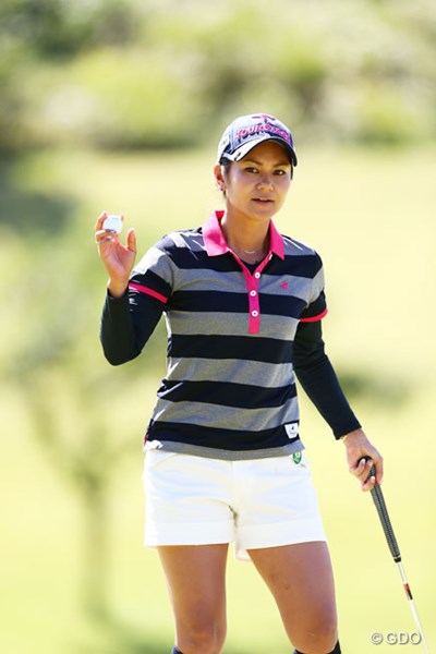 2013年 ミヤギテレビ杯ダンロップ女子オープンゴルフトーナメント 初日 宮里藍 今年国内初出場で日本人トップはさすがです
