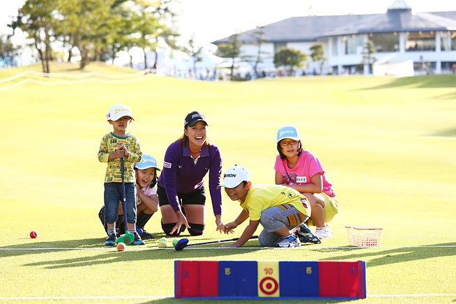 2013年 ミヤギテレビ杯ダンロップ女子オープンゴルフトーナメント 2日目 スナッグゴルフ