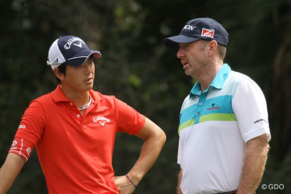 大会3日目は石川遼と回ったロッド・パンプリング。PGAツアー2勝の技術を随所に見せていた