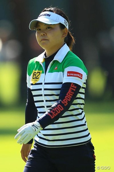 2013年 日本女子オープンゴルフ選手権競技 初日 井芹美保子 出入りが激しいながらも、今日はパッティングがよく入りましたね。2アンダー首位タイ。