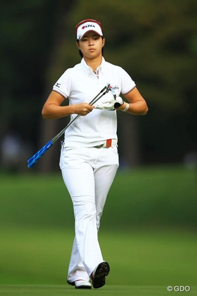 2013年 日本女子オープンゴルフ選手権競技 初日 柏原明日架 恵まれた体格が魅力的ですよねぇ。将来は世界を相手に戦ってくれる事でしょう。3オーバー43位タイ。