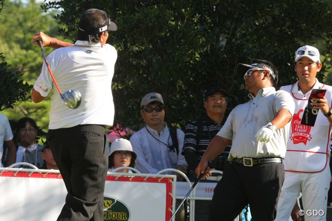 2013年 コカ・コーラ東海クラシック 初日 尾崎将司 宮里聖志