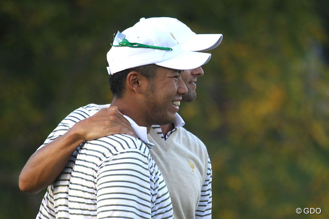 最終ホールで劇的バーディの松山英樹「引き分けられたのは大きい」