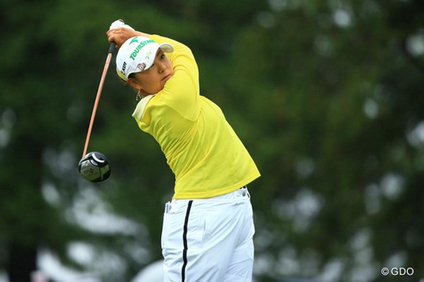 2013年 日本女子オープンゴルフ選手権競技 3日目 佐伯三貴 前半はイーブンパーのナイスプレーでした。4オーバー7位タイ。
