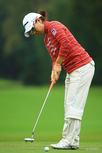2013年 日本女子オープンゴルフ選手権競技 3日目 宮里美香 昨日から引き続きパッティングが好調な美香ちゃん。単独首位で迎える最終日、5打差を守り切れるか・・・。