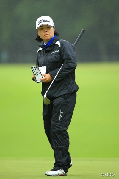 2013年 日本女子オープンゴルフ選手権競技 3日目 不動裕理 どうしちゃったんでしょう？女王らしからぬゴルフで81を叩き、30位タイへ後退。