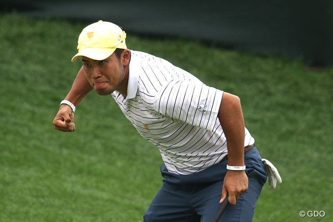 プレジデンツカップ 米国選抜がリード拡げる 松山組はウッズ組を相手に粘りも