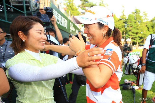 2013年 日本女子オープンゴルフ選手権競技 最終日 比嘉真美子 宮里美香