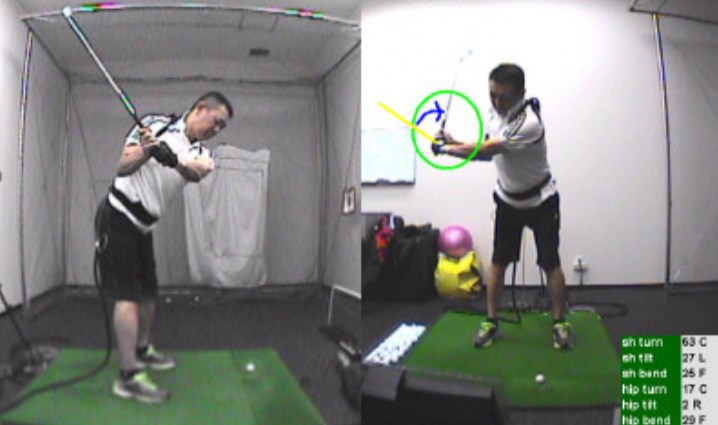 golftec フォローで腕はどう伸びる？？  1-1