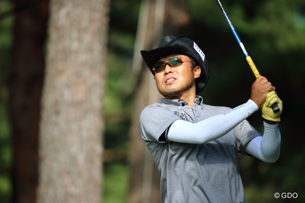 2013年 日本オープンゴルフ選手権競技 初日 片山晋呉 2週前に5シーズンぶりとなる通算27勝目を挙げた片山が、今度はメジャータイトル獲りへ首位タイ発進を決めた