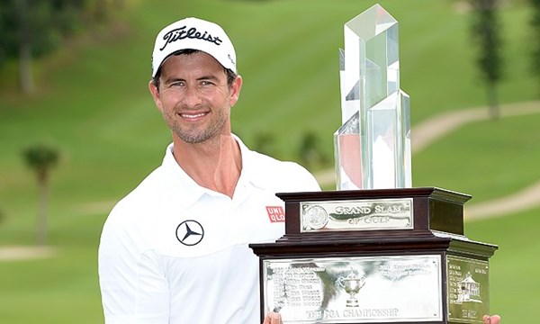 2013-14年 PGAグランドスラム 最終日 アダム・スコット コースレコードの「64」をマークしたアダム・スコットが逆転優勝した（Getty Images）