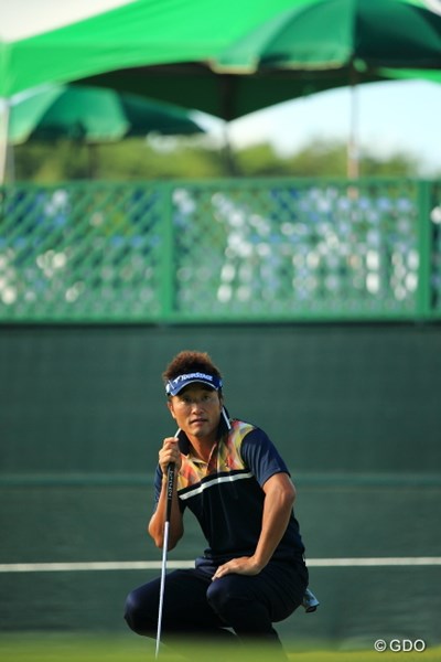 2013年 日本オープンゴルフ選手権競技 初日 宮本勝昌 2010年シーズン以来となる勝利をビッグトーナメントで狙う宮本が首位に2打差と好発進