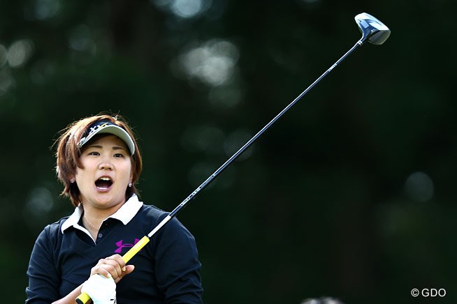 2013年 富士通レディース 初日 成田美寿々