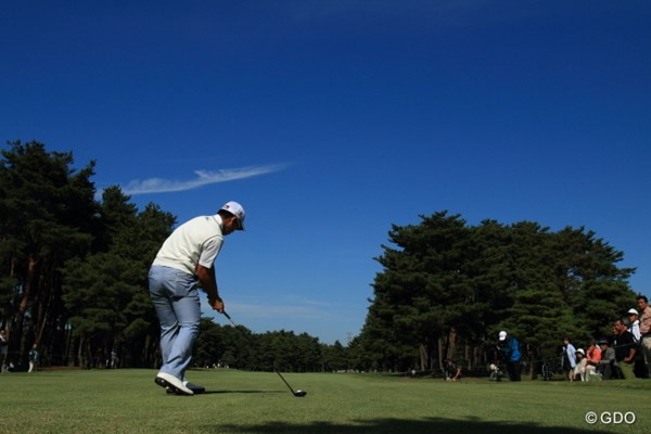 2013年 日本オープンゴルフ選手権競技 2日目 川村昌弘 独特のネチっこいインパクト。