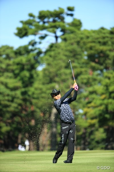 2013年 日本オープンゴルフ選手権競技 2日目 片山晋呉 フォローのシャフトの立ち方が好き。
